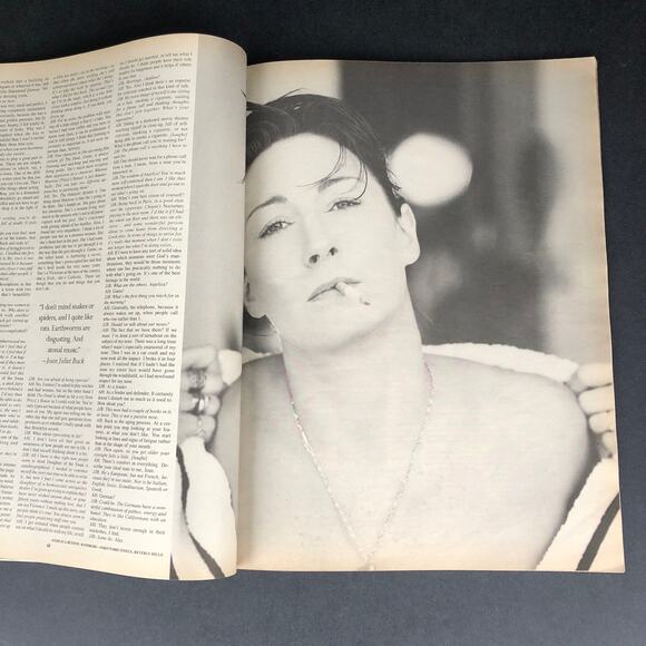 INTERVIEW Anjelica Huston Chris Stein Stephen Sprouse WARHOL December 1987 - Picture 11 of 13